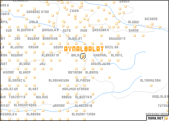 map of ‘Ayn al Balāţ