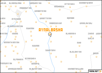 map of ‘Ayn al Bāshā