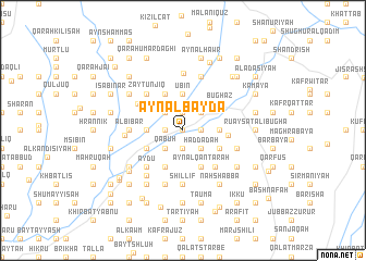 map of ‘Ayn al Bayḑāʼ