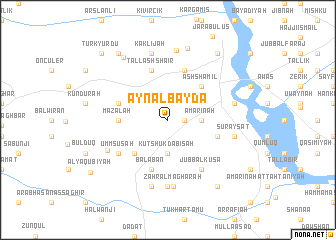 map of ‘Ayn al Bayḑāʼ