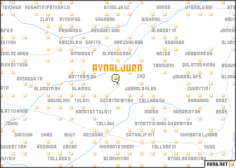 map of ‘Ayn al Jurn