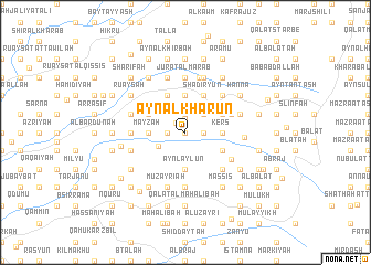 map of ‘Ayn al Kharūn