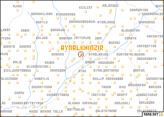 map of ‘Ayn al Khinzīr