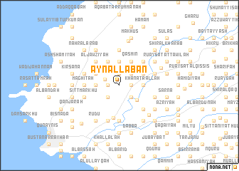 map of ‘Ayn al Laban