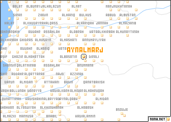 map of ‘Ayn al Marj