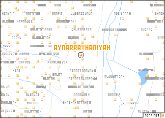 map of ‘Ayn ar Rayḩānīyah