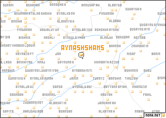 map of ‘Ayn ash Shams