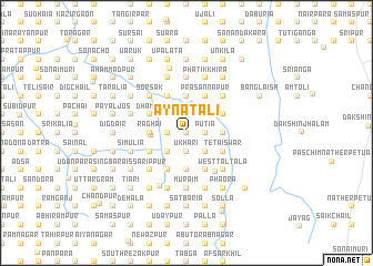 map of Āynātali