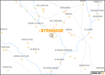 map of ‘Ayn Shukūr