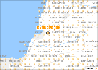 map of ‘Ayn Waraqah