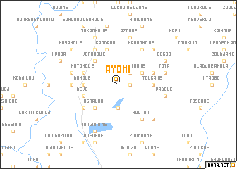 map of Ayomi