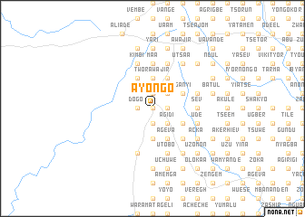 map of Ayongo