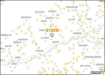 map of Ayorai