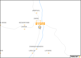map of Ayora