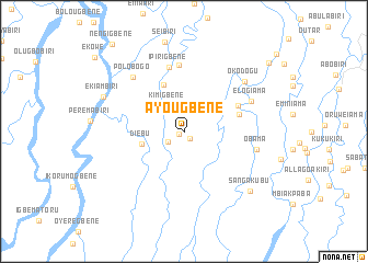 map of Ayougbene