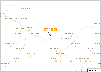 map of Ayouri