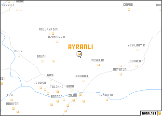 map of Ayranlı