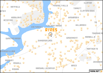 map of Ayres