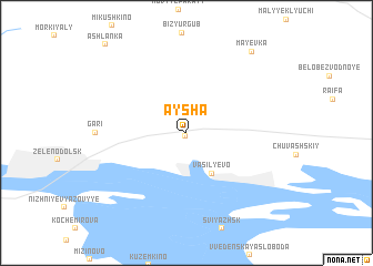 map of Aysha