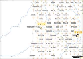 map of Ayua