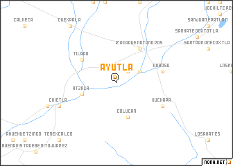 map of Ayutla