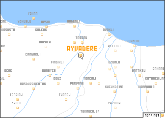 map of Ayvadere