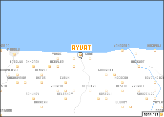 map of Ayvat