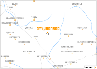 map of Ayyūb Anşār