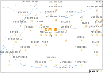 map of Ayyūb