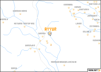 map of Ayyūr