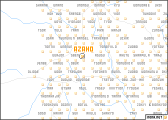 map of Azaho