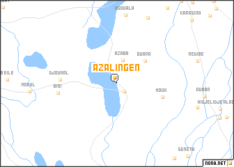 map of Azalingen