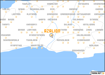 map of Azálion