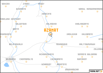 map of Azamat