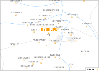 map of Azarovo