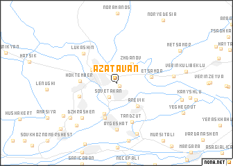 map of Azatavan