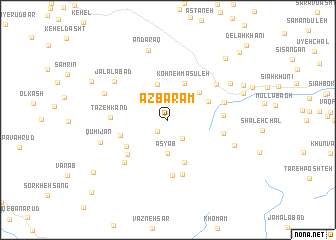 map of Azbaram