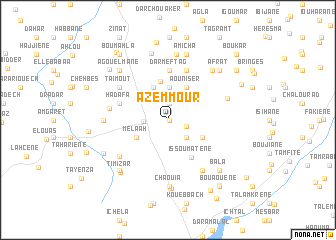 map of Azemmour