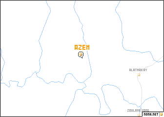 map of Azem