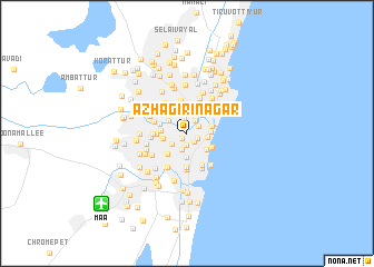 map of Azhagiri Nagar