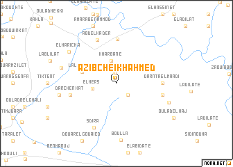 map of Azib Cheïkh Ahmed