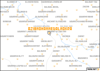 map of Azib Mohammed al Mokra