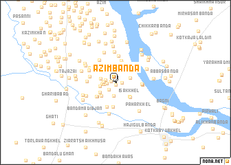 map of Azim Bānda
