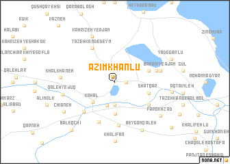 map of ‘Az̧īmkhānlū