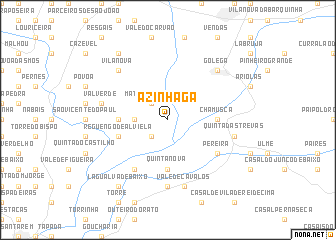 map of Azinhaga
