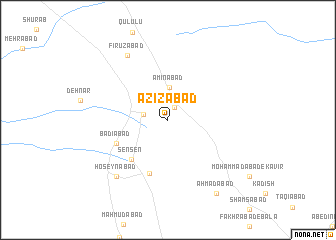 map of ‘Azīzābād