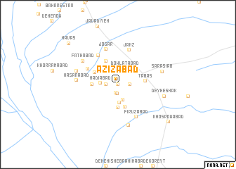 map of ‘Azīzābād