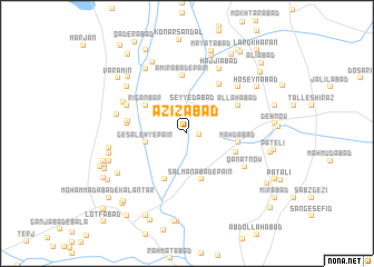 map of ‘Azīzābād