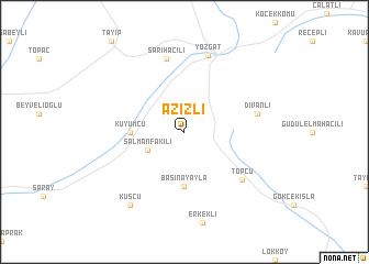 map of Azizli