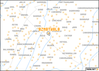 map of Azmatwāla
